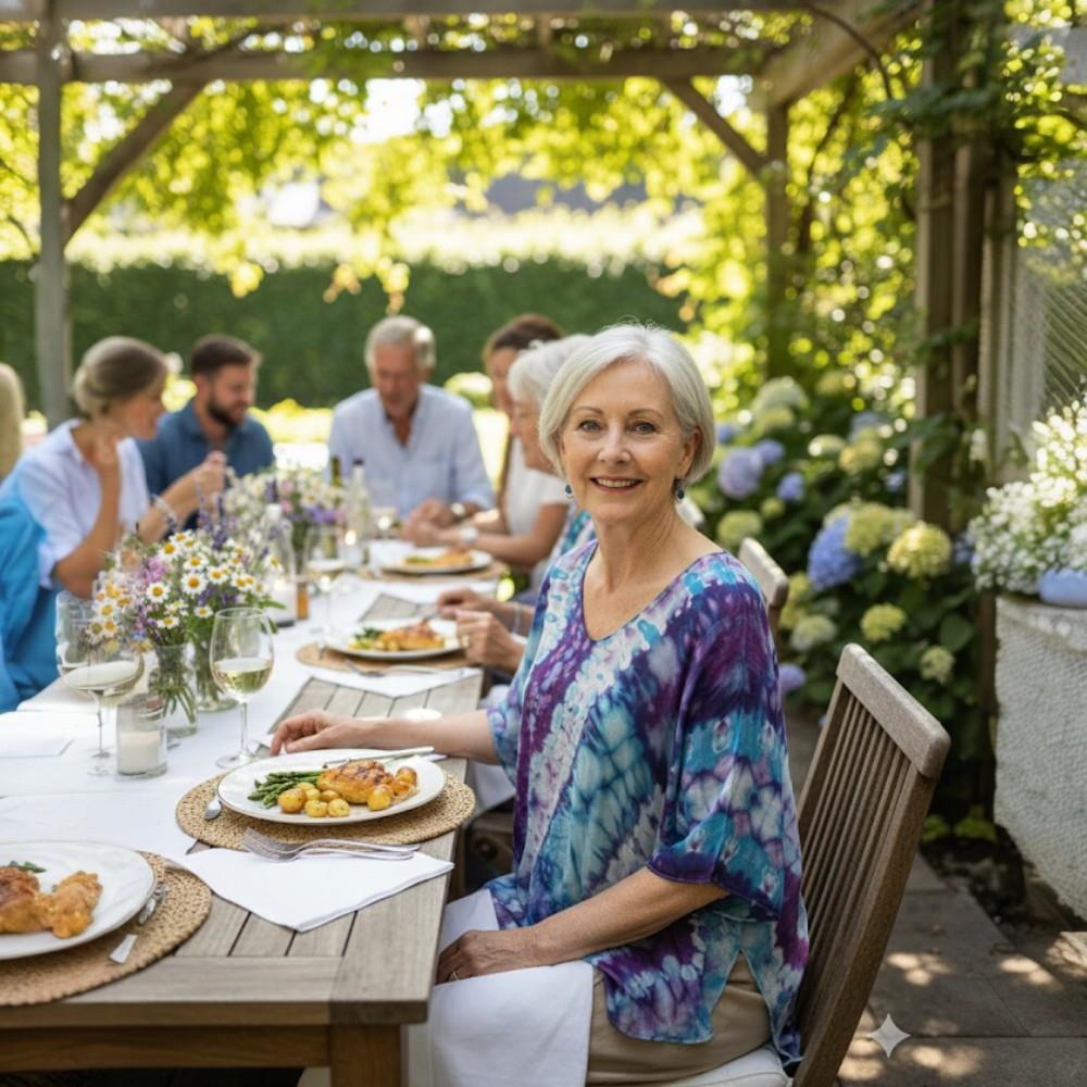 Blusinha lilás e roxo seda pura