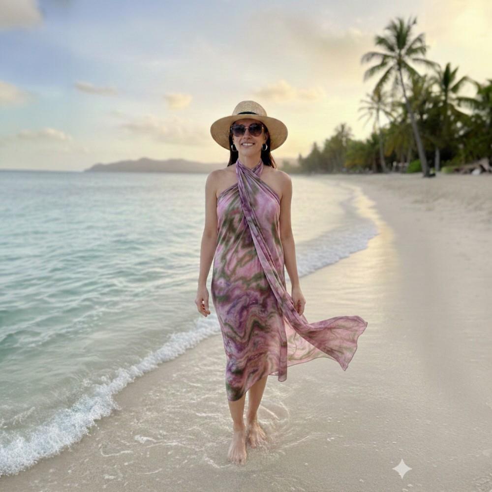 Canga crepe duna mandala